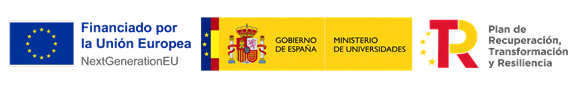 Financiado por la Unión Europea - NextGenerationEU; Gobierno de España, Ministerio de Ciencia, Innovación y Universidades; Plan de Recuperación, Transformación y Resiliencia